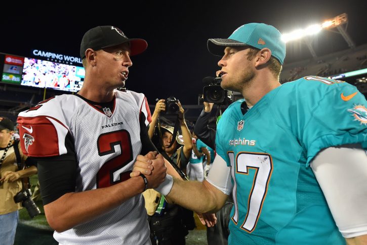 The Miami had the chance to draft Matt Ryan, but didn't. Now he is on his way to the Superbowl